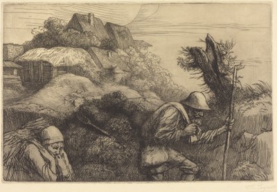 Rückkehr aus dem Wald (Le retour du bois) von Alphonse Legros