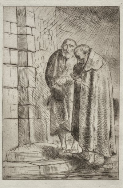 St. Pierre et St. Paul an der Tür von M. Richard von Alphonse Legros
