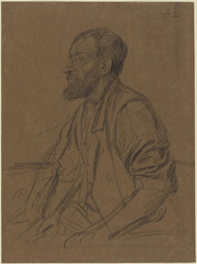 Studie eines Arbeiters von Alphonse Legros