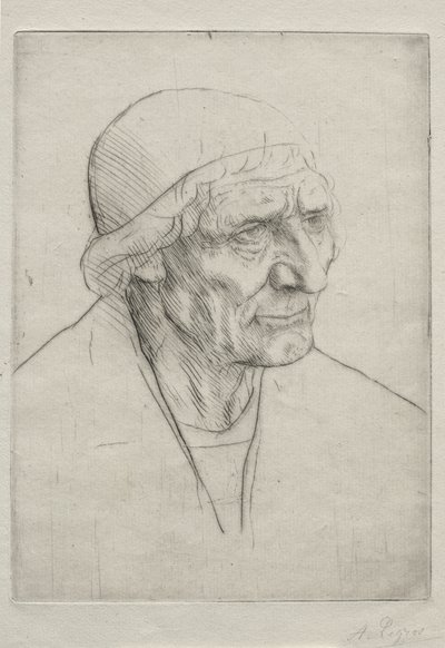 Segnender Kopf von Alphonse Legros