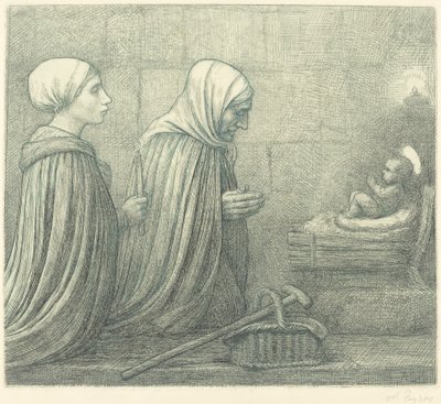 Die Krippe von Alphonse Legros