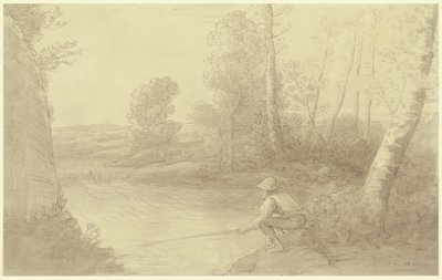 Die Fischer am Fluss von Alphonse Legros