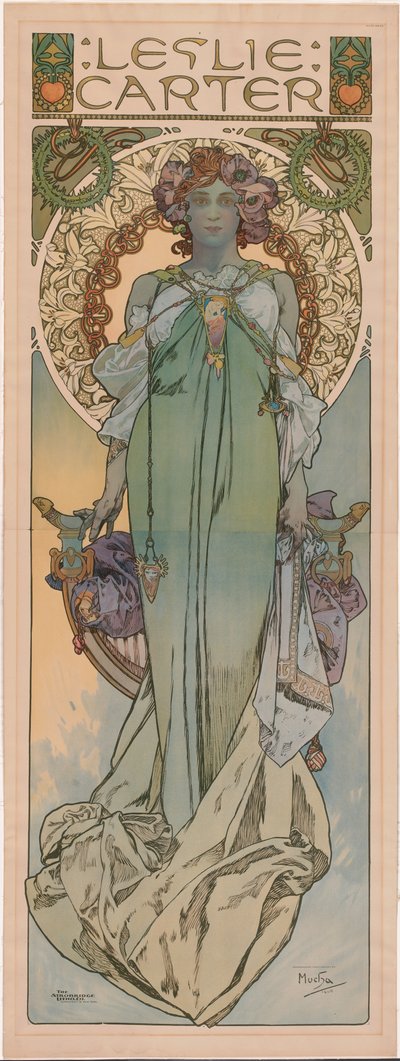 Leslie Carter von Alphonse Mucha