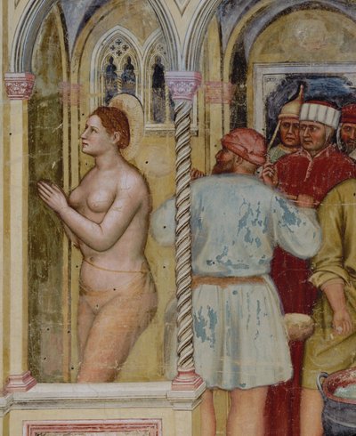 Das Martyrium der Heiligen Lucia von Altichiero da Zevio