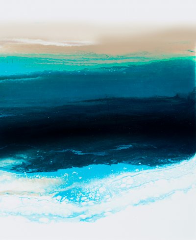 Tiefblauer Ozeanfluss von Alyson Storms