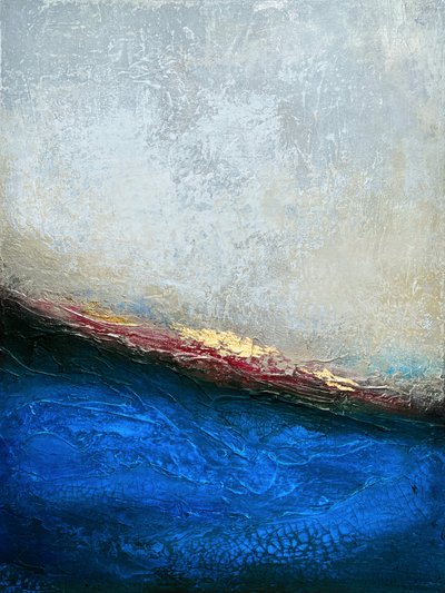 Goldener Horizont Abstrakt von Alyson Storms