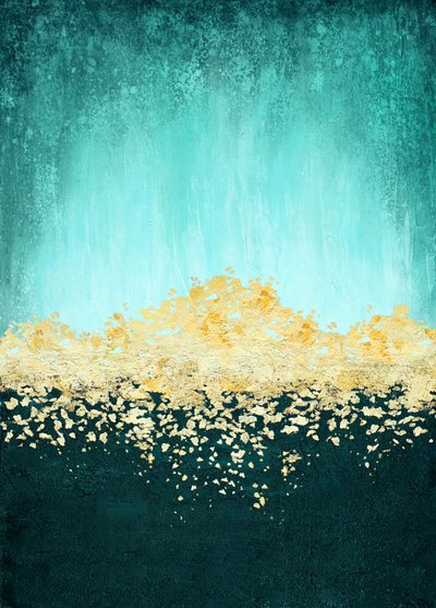 Goldenes Meeresglitzern von Alyson Storms