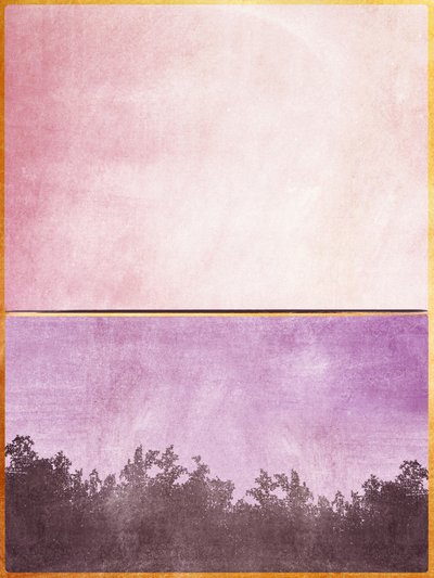 Rosa-Lila-Waldhorizont von Alyson Storms