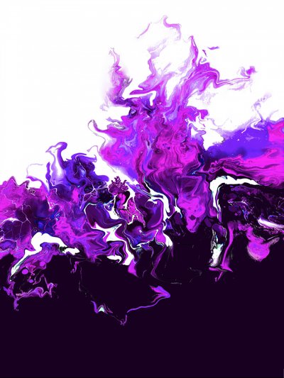 Lebhafter Violetter Fluss von Alyson Storms