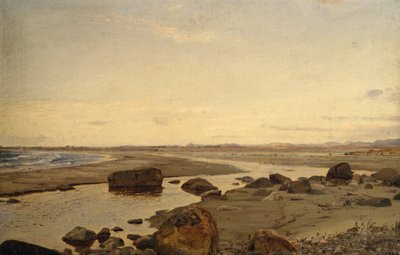 Abend in Nærland von Amaldus Nielsen