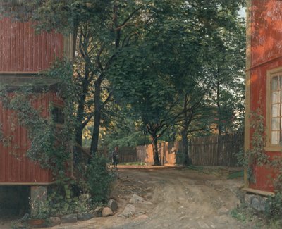 Die Abendzeitung kommt an von Amaldus Nielsen