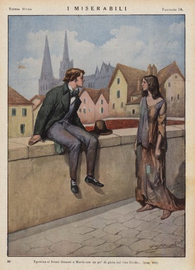 Illustration für Les Miserables von Victor Hugo von Ambrogio Lombardi