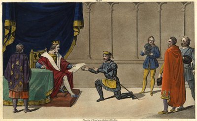 Im Jahr 1327 erhob Karl IV. der Schöne (1294-1328) die Herrschaft Bourbon zum Herzogtum zugunsten des Enkels von Robert de Clermont und Enkel von Ludwig dem Heiligen, Ludwig I. von Ambroise Tardieu