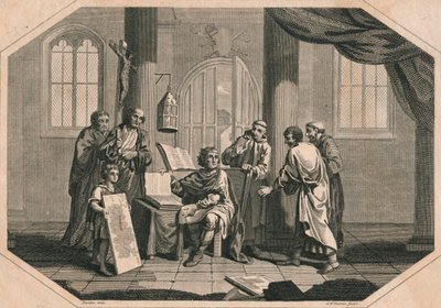 Die Einteilung Englands in Grafschaften, Hundertschaften und Tythings durch Alfred den Großen, 1808 von Ambrose William Warren