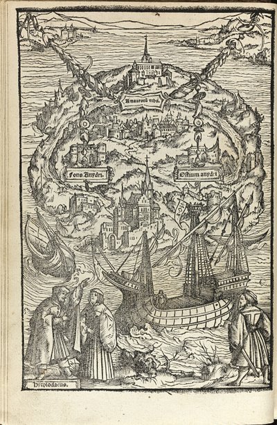 Utopia von Thomas More von Ambrosius Holbein