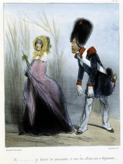 Karikatur - in „Madeleines“ von Cham, ca. 1870-1880 von Amédée de Noé