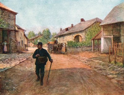 La Gleiza, ein Dorf in den Ardennen von Amedee (after) Forestier