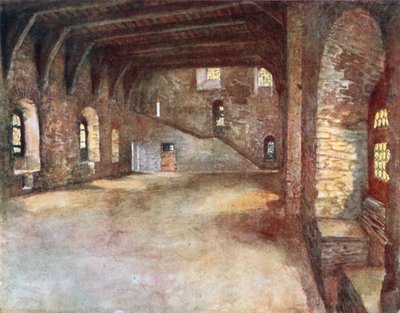 Der Bankettsaal, Schloss der Grafen, Gent von Amedee (after) Forestier
