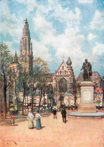 Der Grüne Platz, Antwerpen von Amedee (after) Forestier