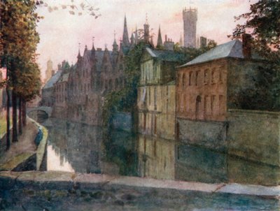 Ansicht des Palais du Franc, Brügge von Amedee (after) Forestier