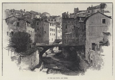 In der Altstadt, San Remo von Amedee Forestier
