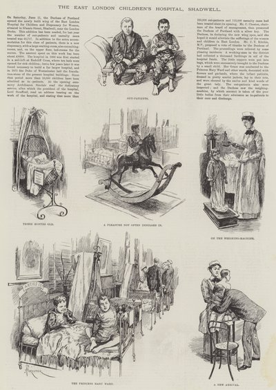 Das East London Kinderkrankenhaus, Shadwell von Amedee Forestier