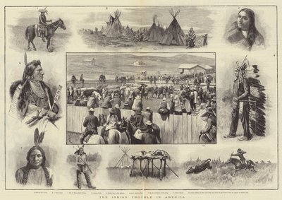 Der Indianeraufstand in Amerika von Amedee Forestier