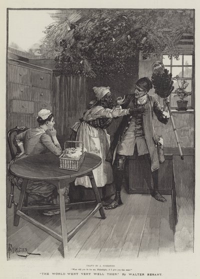 The World Went Very Well Then, von Walter Besant von Amedee Forestier