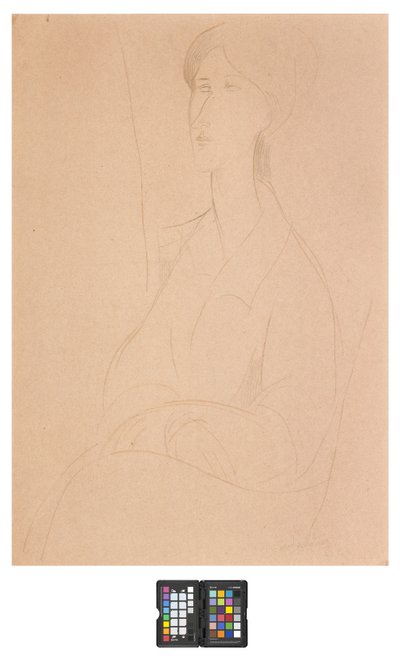 Hanks Zborowska mit Händen im Schoß von Amedeo Modigliani