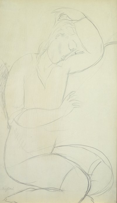 Schlafende Frau von Amedeo Modigliani