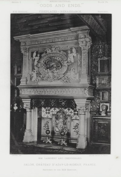 Kamin: Salon, Chateau D