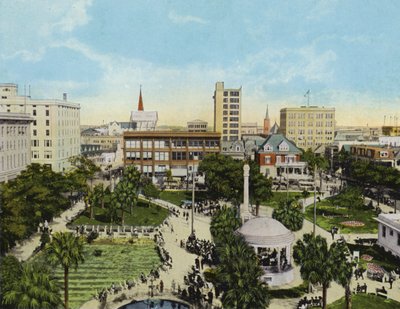Hemming Park vom Windsor Hotel, Jacksonville, Florida von American Photographer (after)