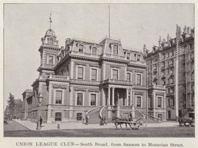 Philadelphia: Union League Club, South Broad, von Sansom bis Moravian Street von American Photographer (after)