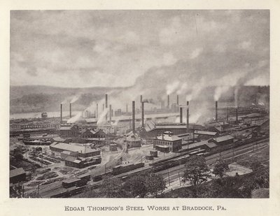 Pittsburgh: Edgar Thompsons Stahlwerke in Braddock, Pennsylvania von American Photographer (after)