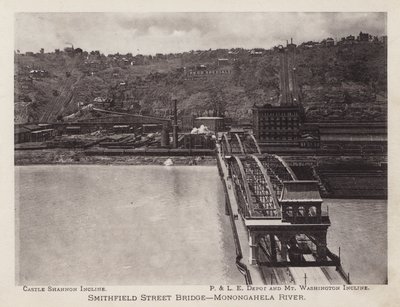 Pittsburgh: Smithfield Street Brücke, Monongahela River von American Photographer (after)