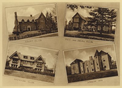 Princeton University: Court Club; Key and Seal Club; Gateway Club; Arbor Inn von American Photographer (after)