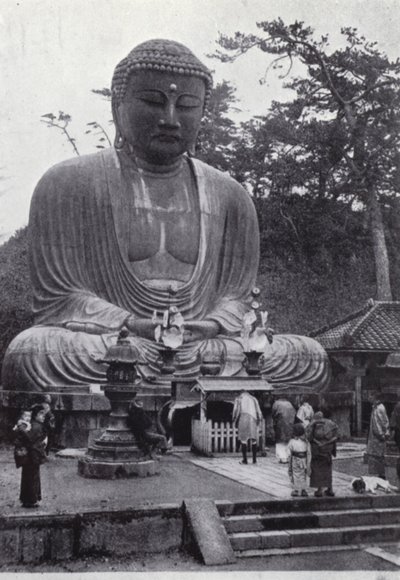 Der große bronzene Buddha, seit sechs Jahrhunderten verehrt von American Photographer (after)