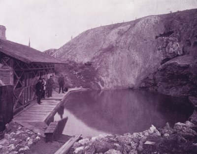 Das Schwimmbecken bei den Banff Hot Springs, Britisch-Amerika von American Photographer (after)
