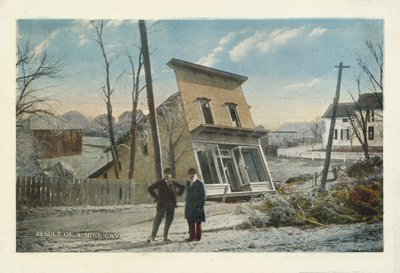 Amerikanischer Kohlebergbau: Ergebnis eines Grubeneinsturzes von American Photographer