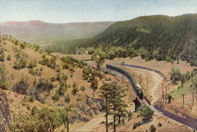 Apache Canyon, zwischen Las Vegas und Lamy, New Mexico von American Photographer