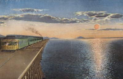 Überquerung des Großen Salzsees bei Sonnenuntergang von American Photographer