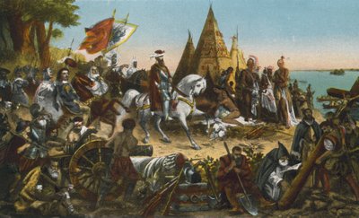 De Sotos Entdeckung des Mississippi River, Mai 1541 von American Photographer