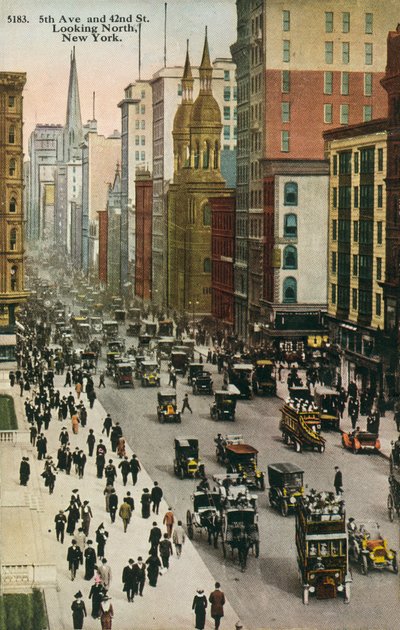 Fifth Avenue und 42nd Street, New York von American Photographer