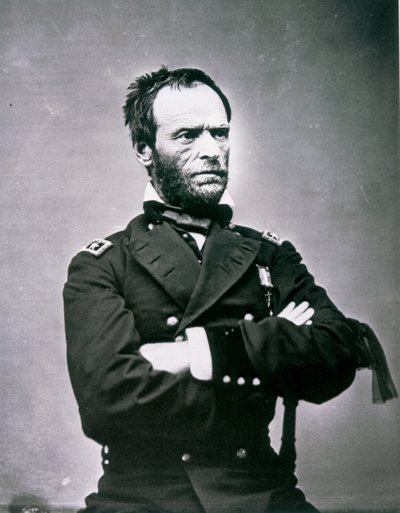 General William T. Sherman (1820-91) von American Photographer