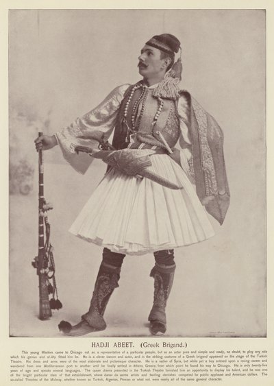 Hadji Abeet, Griechischer Brigant von American Photographer