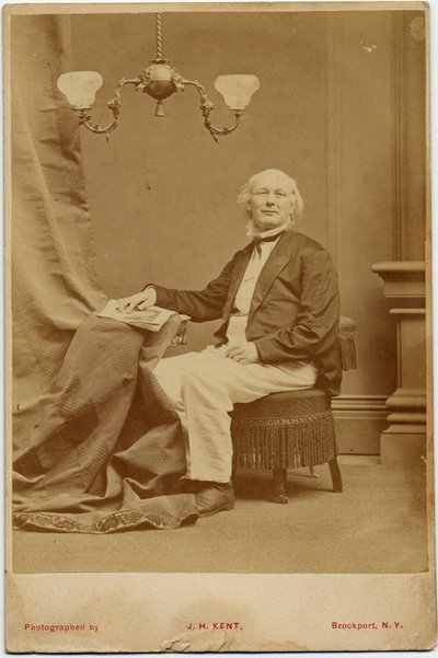 Horace Greeley (1811-72), US-Politiker und Zeitungsredakteur, Foto von J H Kent, Brockport, New York von American Photographer