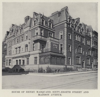 Haus von Henry Marquand, Sixty-Eighth Street und Madison Avenue von American Photographer