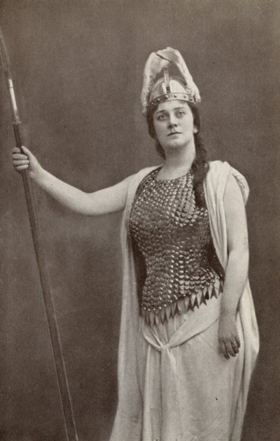 Lillian Nordica, als Brünnhilde, in "Die Walküre" von American Photographer