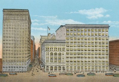 Marshall Field und Company, Einzelhandelsgeschäfte, Wabash und Washington von American Photographer