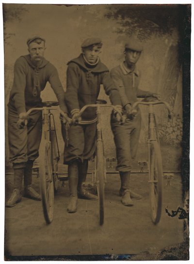Marshall Walters "Major" Taylor und Fahrradrennfahrer, ca. 1899 von American Photographer